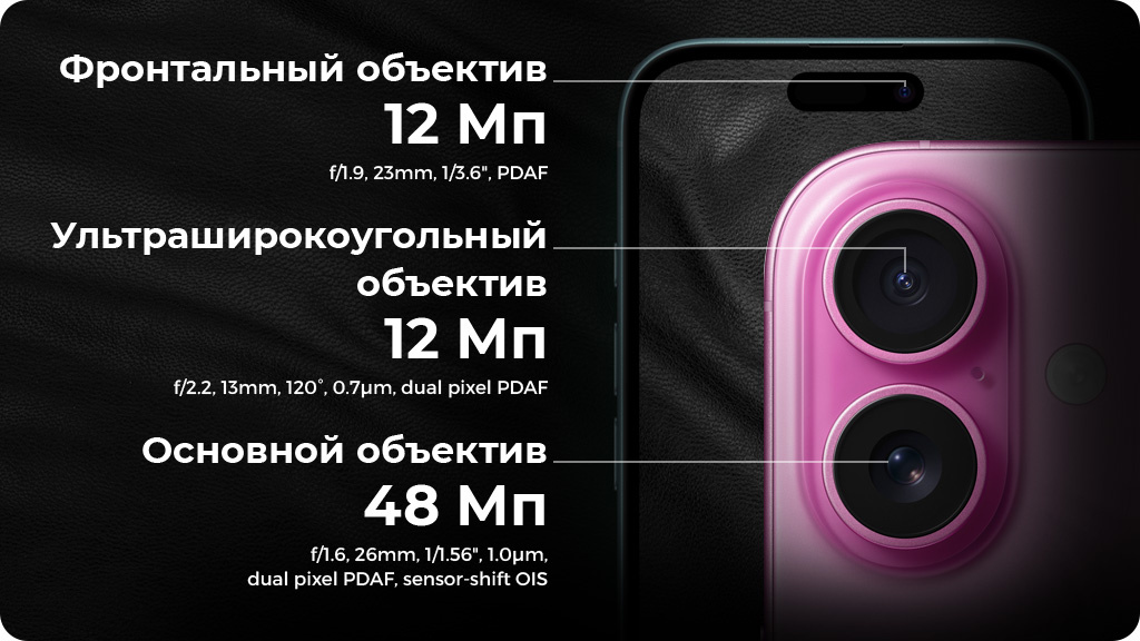 Apple iPhone 16 128 ГБ White nano SIM + eSIM